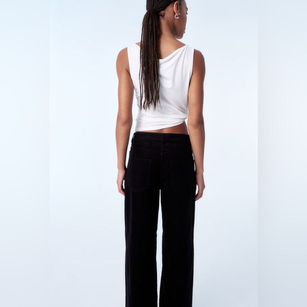 H&M Wide-Leg Corduroy Pants - Picture 3 of 5